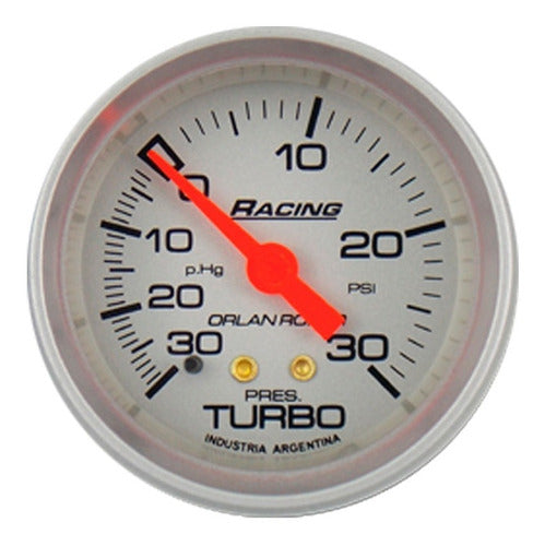 Orlan Rober 52mm 30psi Racing Turbo Pressure Gauge 0