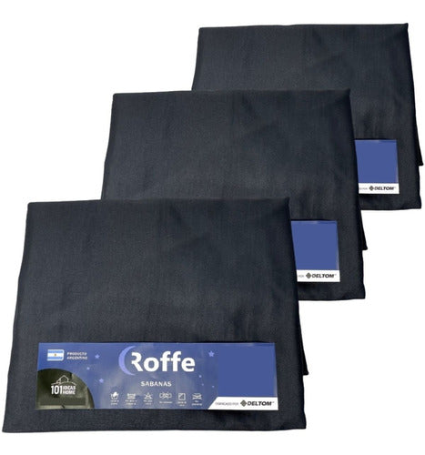 Roffe Adjustable Sheets for 1.5 Plaza - 150 x 240 cm Pack of 3 0