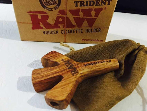 Raw Wood Triple Pipe Trident Mouthpiece / X3 5