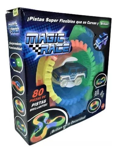 Faydi Magic Race Luminous Flexible Car Track 80 Pieces 1