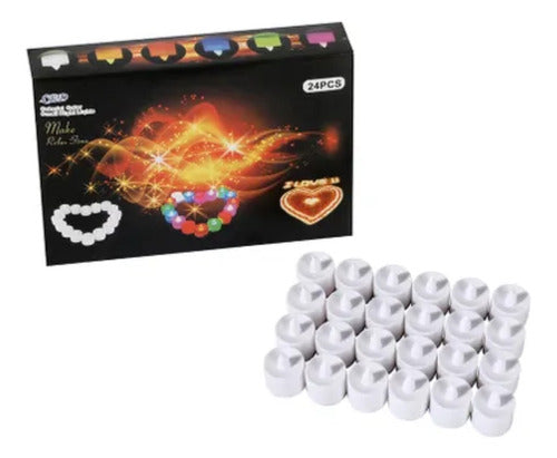 Velas De Luz Led Pack De 24 Unidades 0