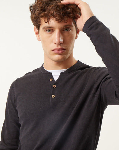 Men's Black Josep Sweater 4