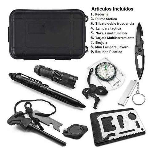 Gadnic Tactical Survival Kit 9 In 1 Plastic Box 2