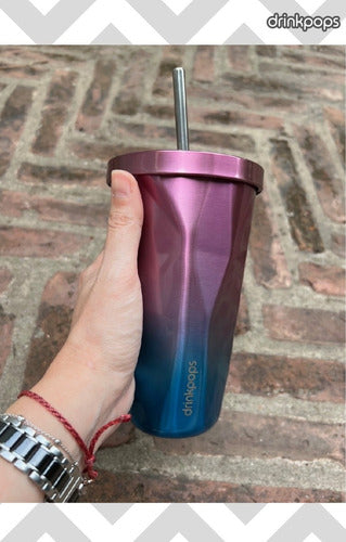 Double Layer Stainless Steel Premium Straw Cup 15