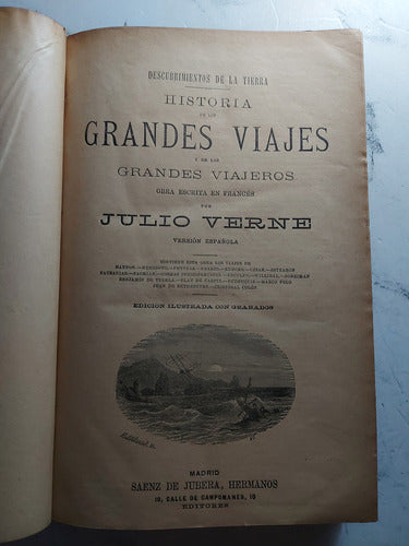 Antiguo Libro Obras De Julio Verne. Ian1271 0