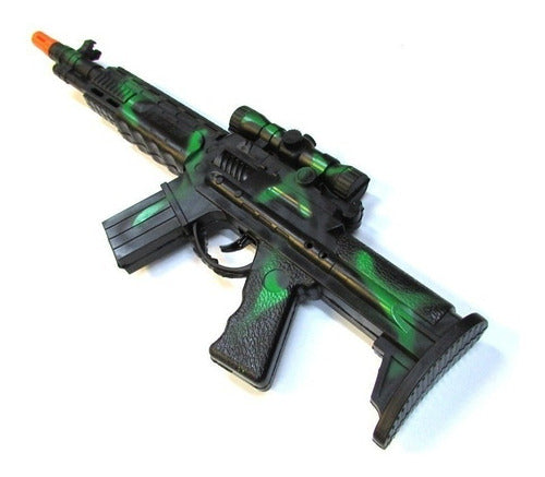 Ji Bang Toy Machine Gun with Sound and Lights - 43cm Long 1