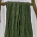 Aires del Sur Wrinkled Chiffon Table Runner Green 220x70 cm 1