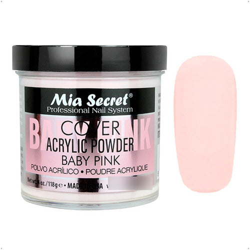 Mia Secret Acrylic Nail Powder Cover Baby Pink (118g) 1