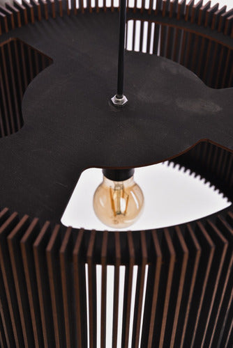 Bauhaus Pendant Ceiling Lamp Cira 40x25cm MDF 10
