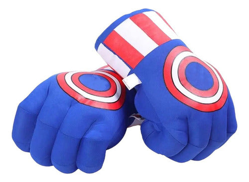 Avengers 28cm Fist Gloves Hulk Spiderman Cap America Thanos 4