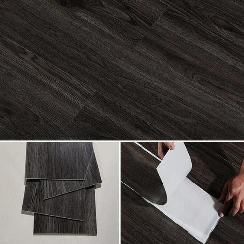 Sonsill Vinyl Floor Ebony Self-Adhesive 1