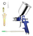 Black Mini HVLP Gravity Paint Gun 0.8 mm Professional 3