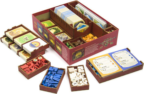 Organizador Juegos Catan Cartas Fichas Almacenamiento 1