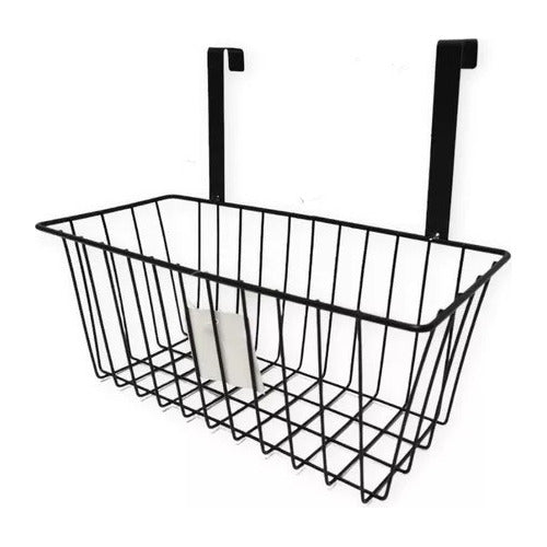 Hanging Door Organizer Basket Metal Rack Kitchen Bazaar 1