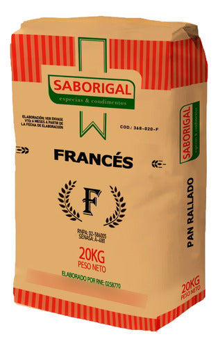 French Bread Crumbs 20 Kg Saborigal 0