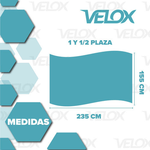 Tienda Velox Acolchado River Plate Invierno Oficial Premium 1 1/2 Plaza 2