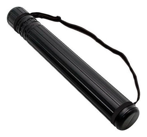 OTA Plastic Plan Holder Tube with Strap 70 Expandable 105 x 4 0