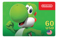 Nintendo Eshop Gift Card Switch 3ds Wii Tienda Usa Código 60 0