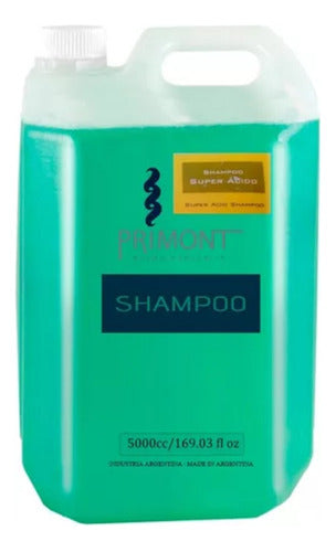 Primont Shampoo + Acondicionador Super Acido Bidón 5 L - 3c 1