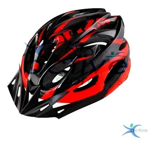 Venzo Vuelta 011 Super Lightweight MTB Helmet with Visor - Adjustable 17