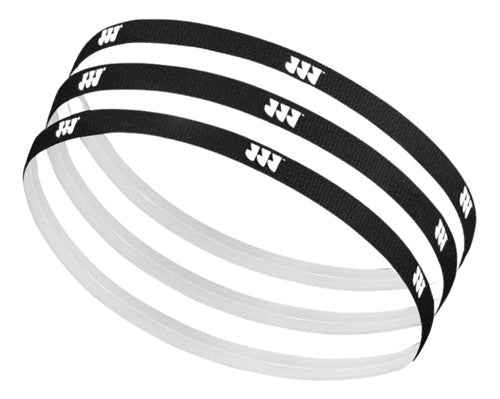 Sporty Non-Slip Gel Pack Headbands X3 Colors 0