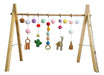 Nordic Montessori Wooden Handmade Crochet Baby Gym 5