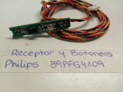 Botonera Y Receptor Ir Para Philips 39pfg4109 Con Cable 1