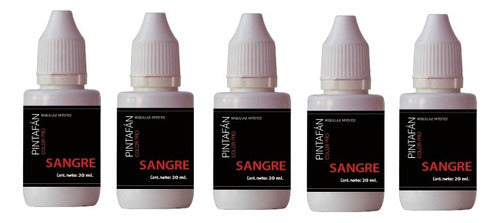 Pintafan Sangre Artificial 20 Ml Hipoalergénico Lavable X 5 Unid 0