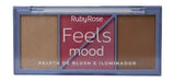 Ruby Rose Feels Moods Blush and Highlighter Palette 0