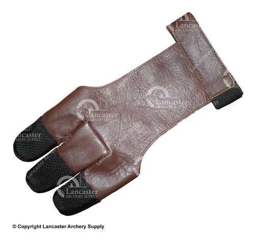 Legacy Brown Leather Archery Gloves Large 0