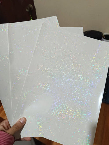 Laminado En Frío A4 Holográfico X 20 Un. Modelo Small Bubble 5