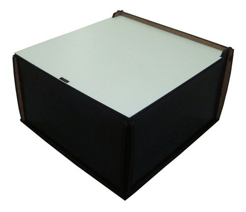 TodoEnSublimacion Caja De Te Para Sublimar De Madera Brillante 15x15 X10 0