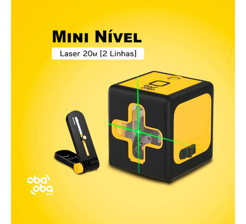 Mini Nível A Laser Verde 20m Autonivelante Profissional 5