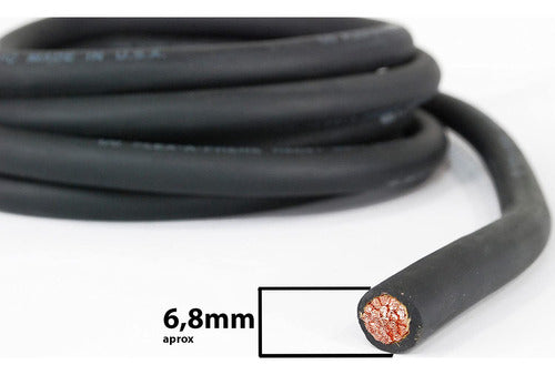 Cable Porta Electrodo + Pinza Masa Apto Lusqtoff Sml150-8d 6