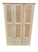 Todoparaelhogar Solid Wood Wardrobe with 3 Doors 0