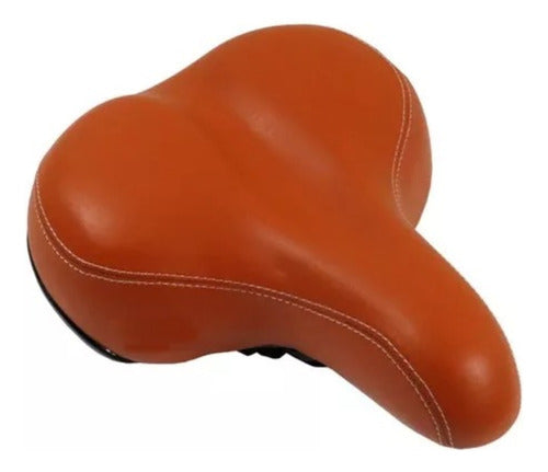 SPY Brown Large Beach Bicycle Seat with Springs 0