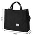 Set of 2 Small Women's Handbags Crossbody Shoulder Bag in Soft Corduroy Fabric 33