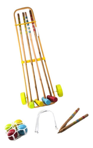 Juego De Croquet Con Carrito Mad Faydi Fd80 0