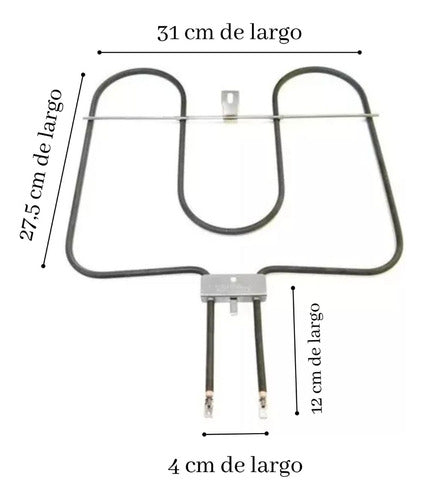 Resistencia Inferior Para Horno Eléctrico Franke He260 1