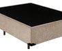 Base Cama Box Viúva Suede Bege - 128x188x39 2