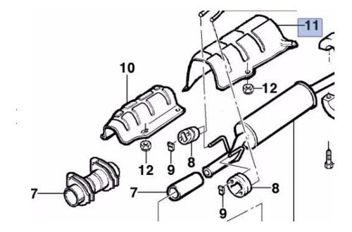 Chapa Aislante Cubre Escape Chevrolet Agile Original Gm 2