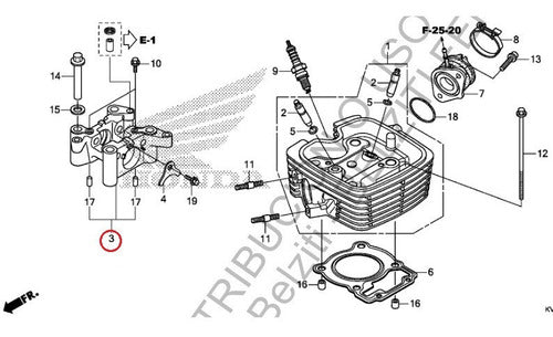 Honda Torreta Soporte Arbol De Levas Original CG 150 Titan 6