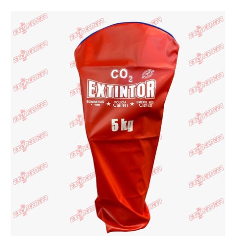 Cobertor Especial Funda Extintor Co2 Matafuego 5kg 3