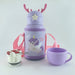 Children's Day Termo Botella Termica Infantil 500 Ml Reno 2en1 Acero C/taza 1