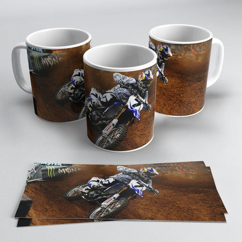 Agarralo® Plastic Sublimated Motocross Mug #539 0