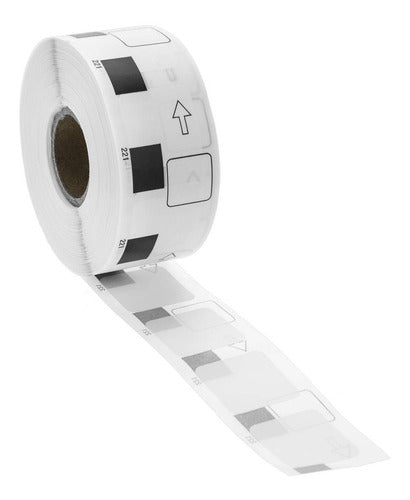 MR 20 Rolls DK 1221 23x23 Mm 1000 Self-Adhesive Labels QL DK 4