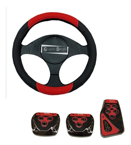 Goodyear Steering Wheel Cover and Sports Pedal Set for Oroch 0