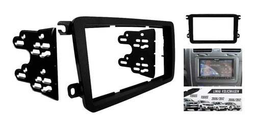 Fiamon VW Amarok Tiguan - New Beetle 2 Din Adapter Frame 0