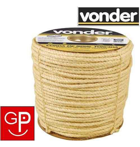 Vonder Cuerda Sisal 8mm X 220mts Carretel H Y T 1