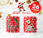 Plantillas Tazas Navidad Iniciales Diseño Sublimar Navideñas 1